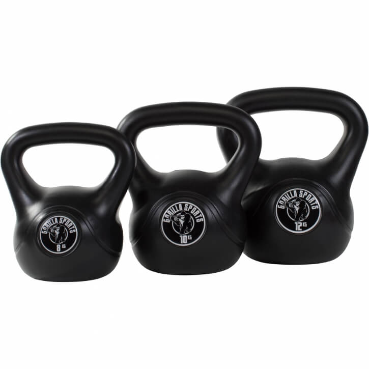 Kettlebell Kunststoff 2-113 KG - Gorilla Sports Schweiz