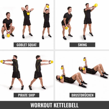 Kettlebell Kunststoff 2-113 KG