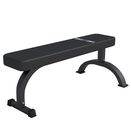 Banc plat noir uni 