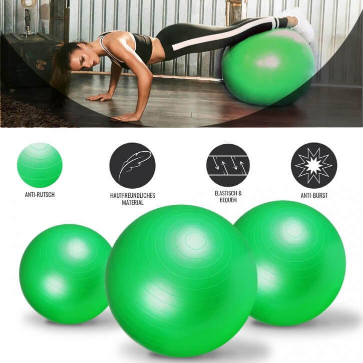 Gymnastikball Fitness Sitzball ⌀65 cm