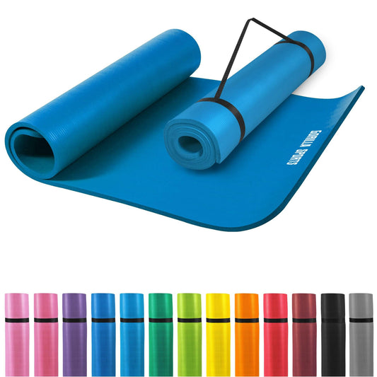 Yogamatte in verschiedenen Farben 190x100x1.5 cm - Gorilla Sports Schweiz