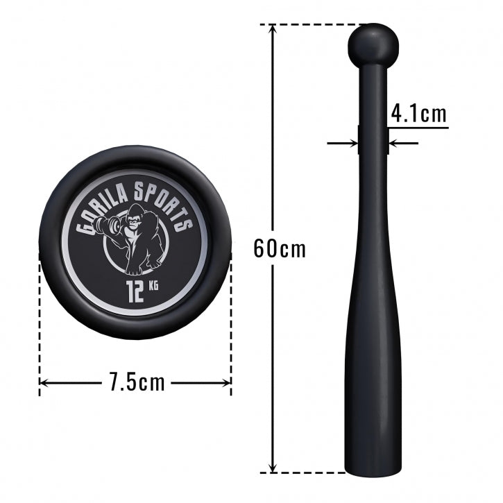 Indian Clubbells 2-20 KG - Gorilla Sports Schweiz