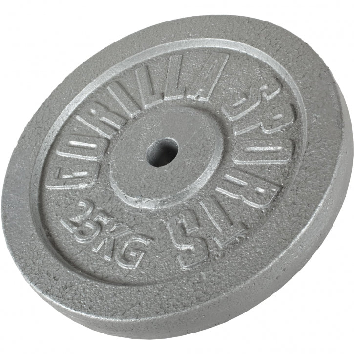 Hantelscheibe Guss Silber 0.5-30 KG