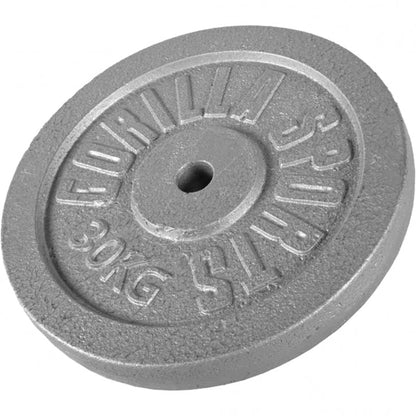 Hantelscheibe Guss Silber 0.5-30 KG