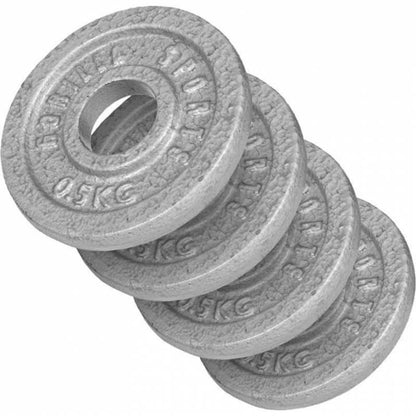 Hantelscheibe Guss Silber 0.5-30 KG