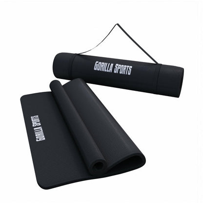 Yogamatte in verschiedenen Farben 190x60x1.5 cm - Gorilla Sports Schweiz