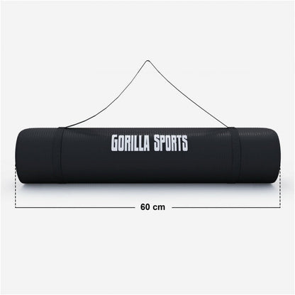 Yogamatte in verschiedenen Farben 190x60x1.5 cm - Gorilla Sports Schweiz