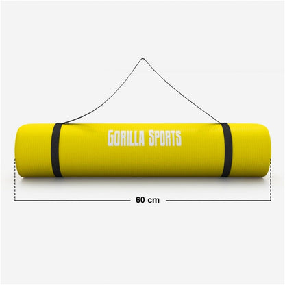 Yogamatte in verschiedenen Farben 190x60x1.5 cm - Gorilla Sports Schweiz