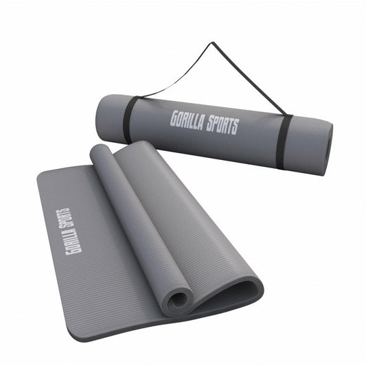 Yogamatte in verschiedenen Farben 190x60x1.5 cm - Gorilla Sports Schweiz