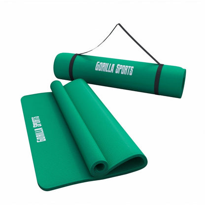 Yogamatte in verschiedenen Farben 190x60x1.5 cm - Gorilla Sports Schweiz