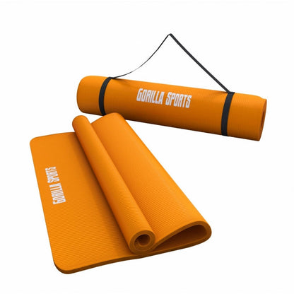 Yogamatte in verschiedenen Farben 190x60x1.5 cm - Gorilla Sports Schweiz