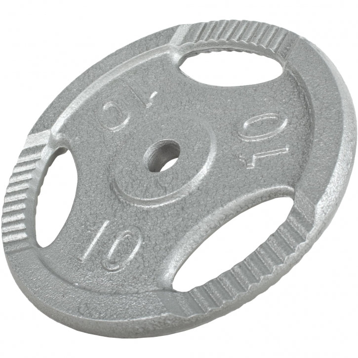 Hantelscheibe Guss Gripper 0.5-20 KG Silber