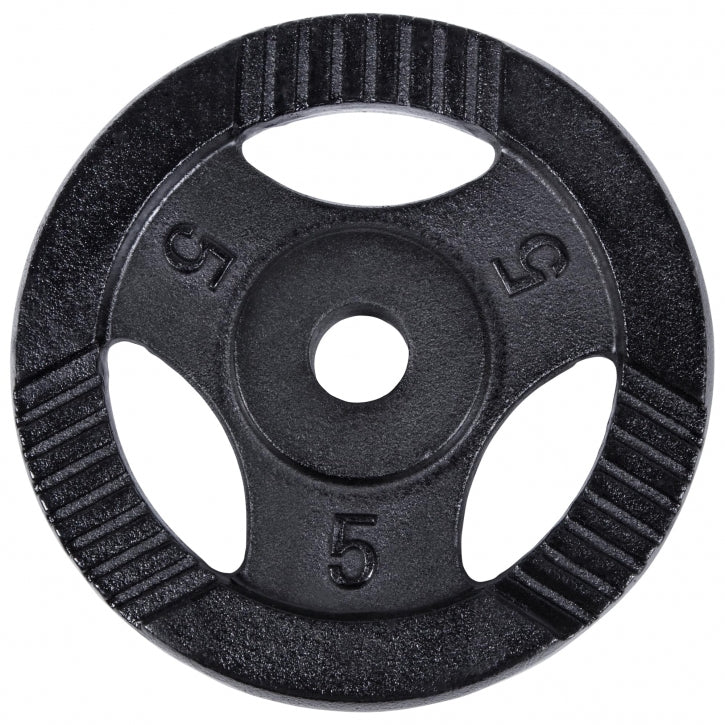 Hantelscheibe Guss Gripper Schwarz 0,5-20 KG