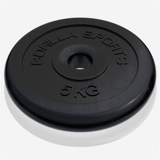 Hantelscheibenset Gummi 30 kg - 2 x 15 kg - Gorilla Sports Schweiz