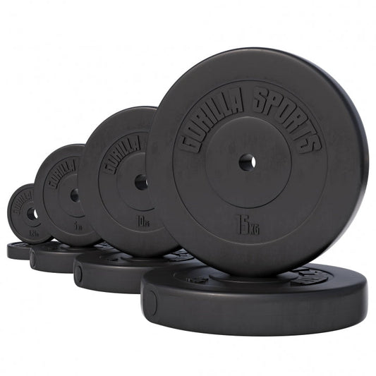 Hantelscheiben Kunststoff 1.25-15 KG - Gorilla Sports Schweiz