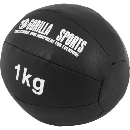 Kunstleder Medizinball 1-10 KG - Gorilla Sports