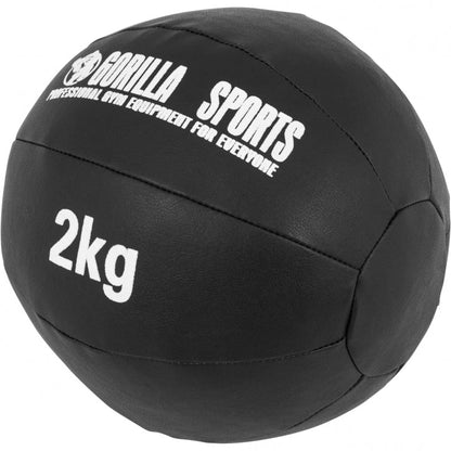 Kunstleder Medizinball 1-10 KG - Gorilla Sports