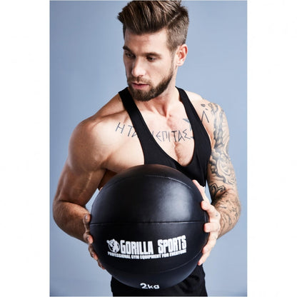 Kunstleder Medizinball 1-10 KG - Gorilla Sports