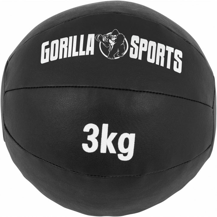 Kunstleder Medizinball 1-10 KG - Gorilla Sports