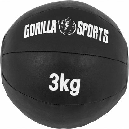 Kunstleder Medizinball 1-10 KG - Gorilla Sports