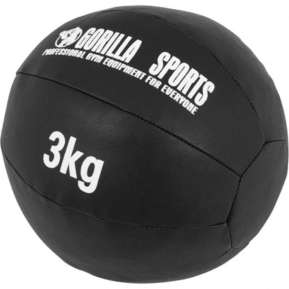 Kunstleder Medizinball 1-10 KG - Gorilla Sports