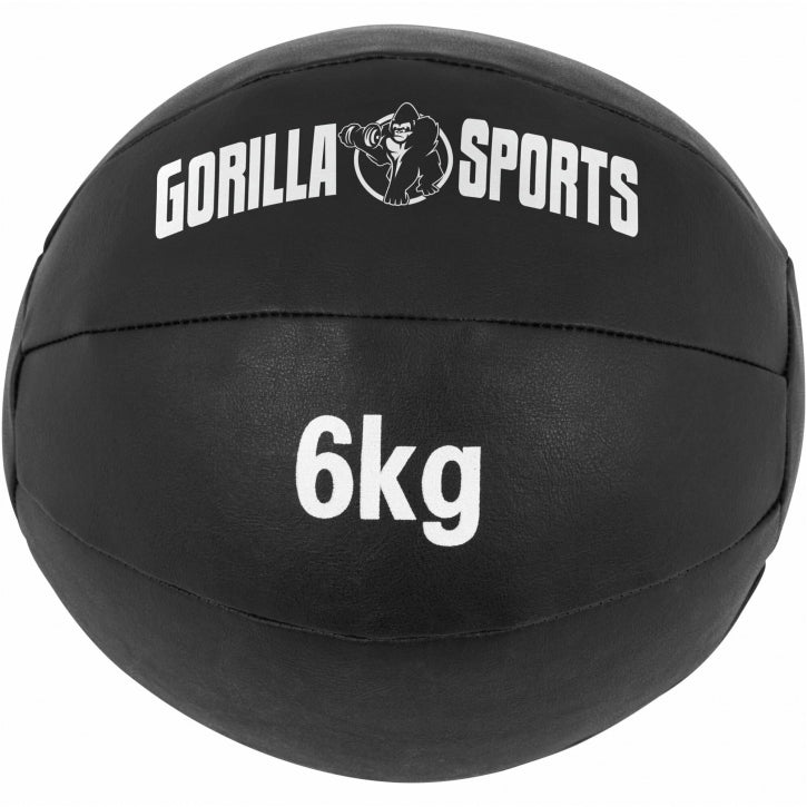 Kunstleder Medizinball 1-10 KG - Gorilla Sports