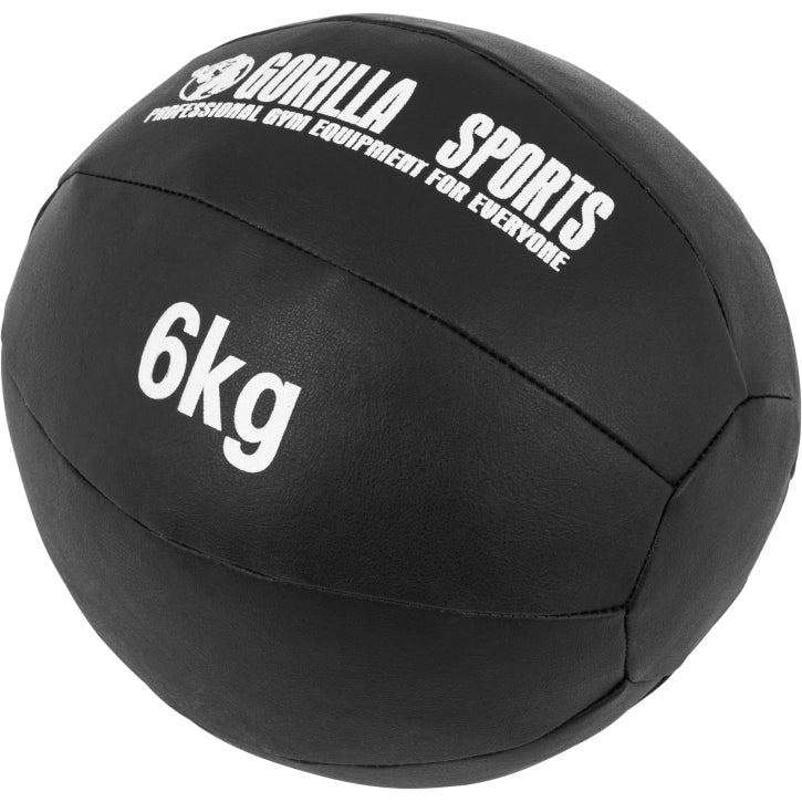 Kunstleder Medizinball 1-10 KG - Gorilla Sports