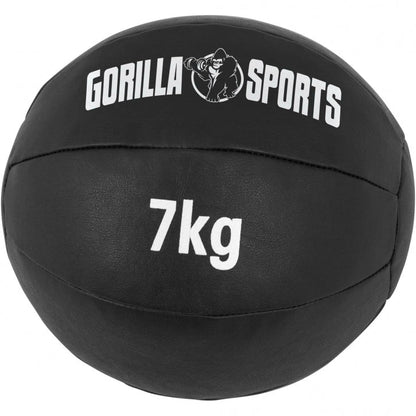 Kunstleder Medizinball 1-10 KG - Gorilla Sports