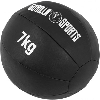 Kunstleder Medizinball 1-10 KG - Gorilla Sports