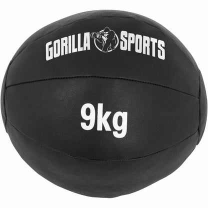 Kunstleder Medizinball 1-10 KG - Gorilla Sports