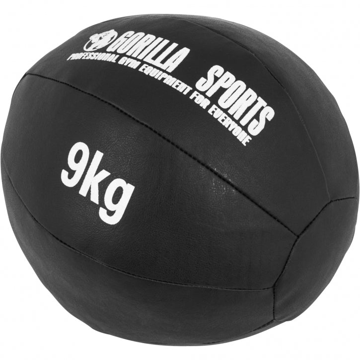 Kunstleder Medizinball 1-10 KG - Gorilla Sports