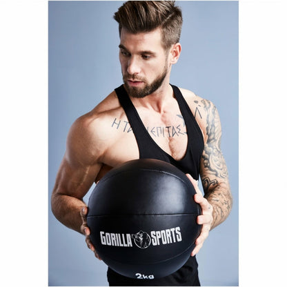 Kunstleder Medizinball 1-10 KG - Gorilla Sports