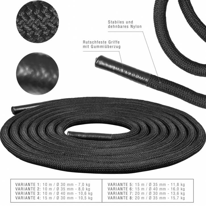 Battle Rope 15-20m / 30-45mm - Gorilla Sports Schweiz