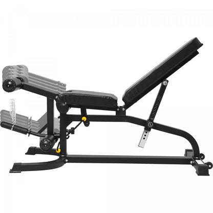 Bench verstellbar inkl. Beinstrecker und Curlpult - Gorilla Sports Schweiz