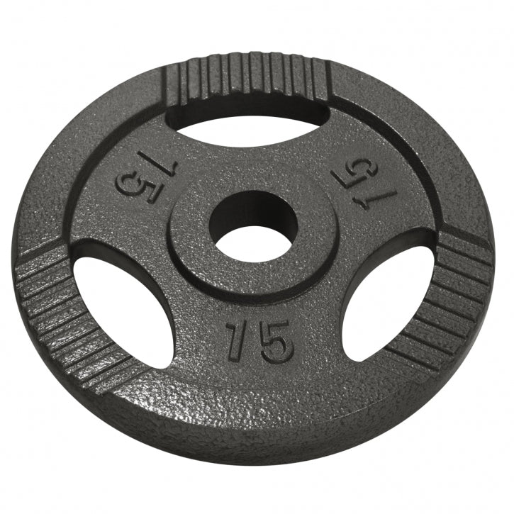 Hantelscheibe Guss Gripper 0.5-20 KG Silber