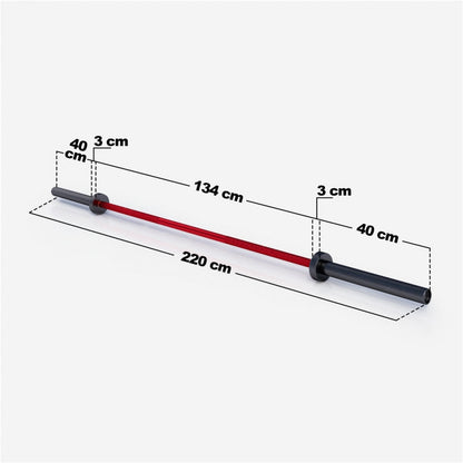 Wettkampf Langhantelstange 50/51 mm - Gorilla Sports Schweiz