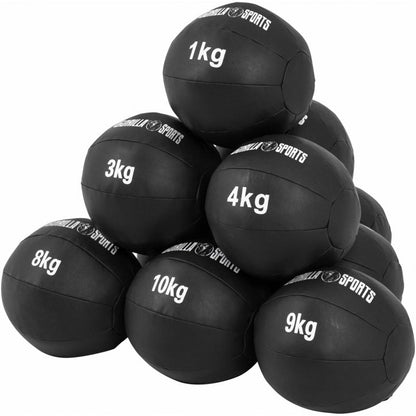 Kunstleder Medizinball 1-10 KG - Gorilla Sports