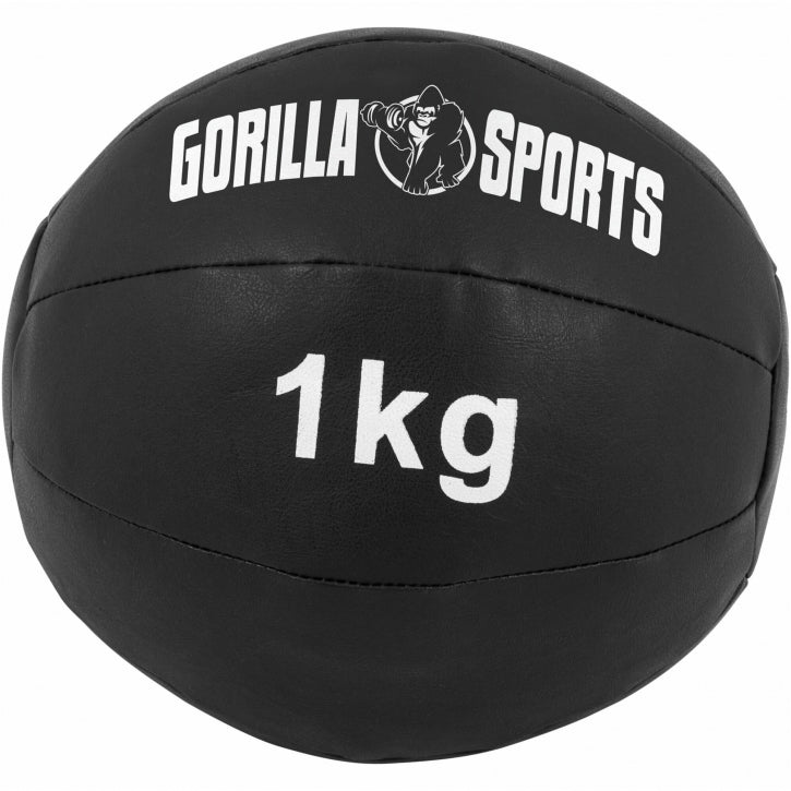 Kunstleder Medizinball 1-10 KG - Gorilla Sports