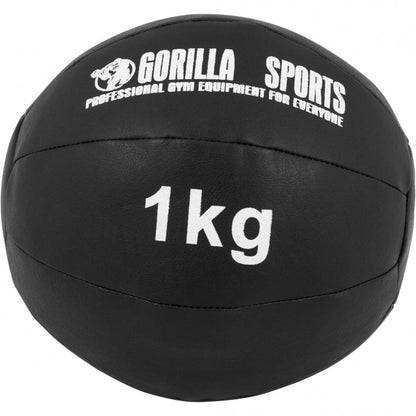 Kunstleder Medizinball 1-10 KG - Gorilla Sports