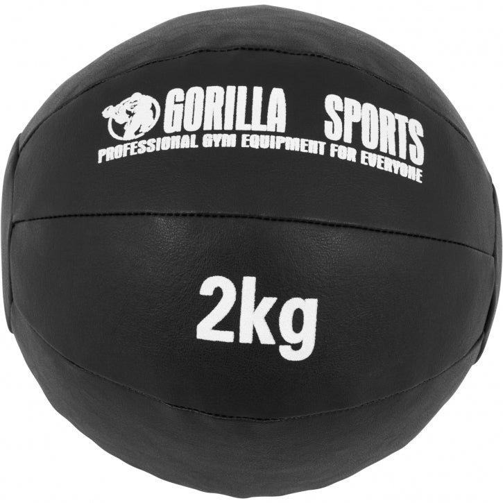 Kunstleder Medizinball 1-10 KG - Gorilla Sports