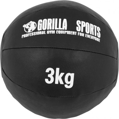 Kunstleder Medizinball 1-10 KG - Gorilla Sports