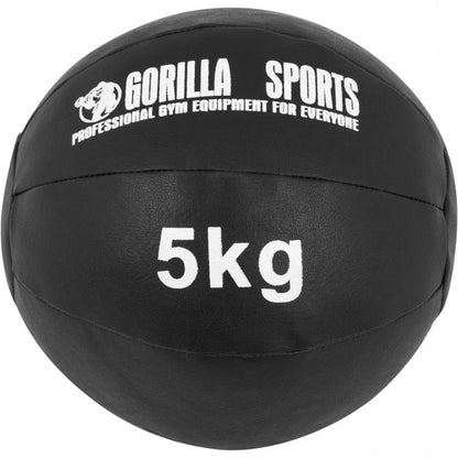 Kunstleder Medizinball 1-10 KG - Gorilla Sports