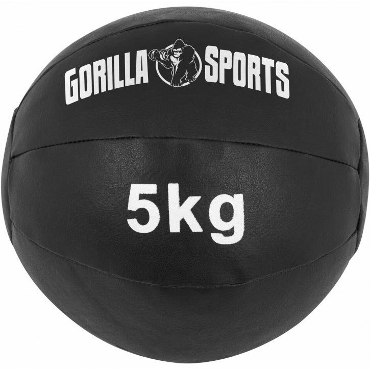 Kunstleder Medizinball 1-10 KG - Gorilla Sports