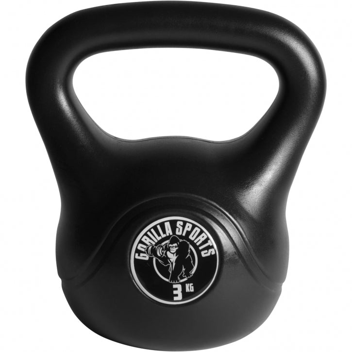 Kettlebell Kunststoff 2-113 KG - Gorilla Sports Schweiz