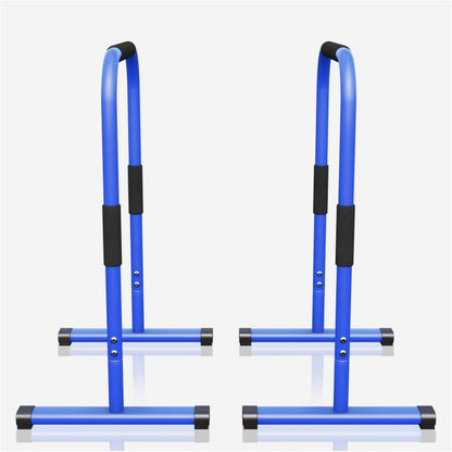 Push Up Stand Dip Barren Schwarz/Rot/Blau - Gorilla Sports Schweiz