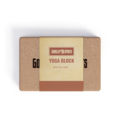 Yoga Block Cork - Gorilla Sports Schweiz