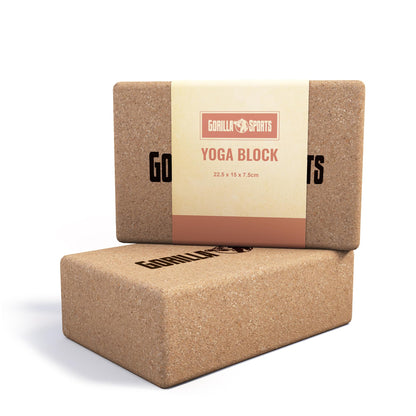 Yoga Block Cork - Gorilla Sports Schweiz