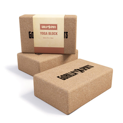 Yoga Block Cork - Gorilla Sports Schweiz