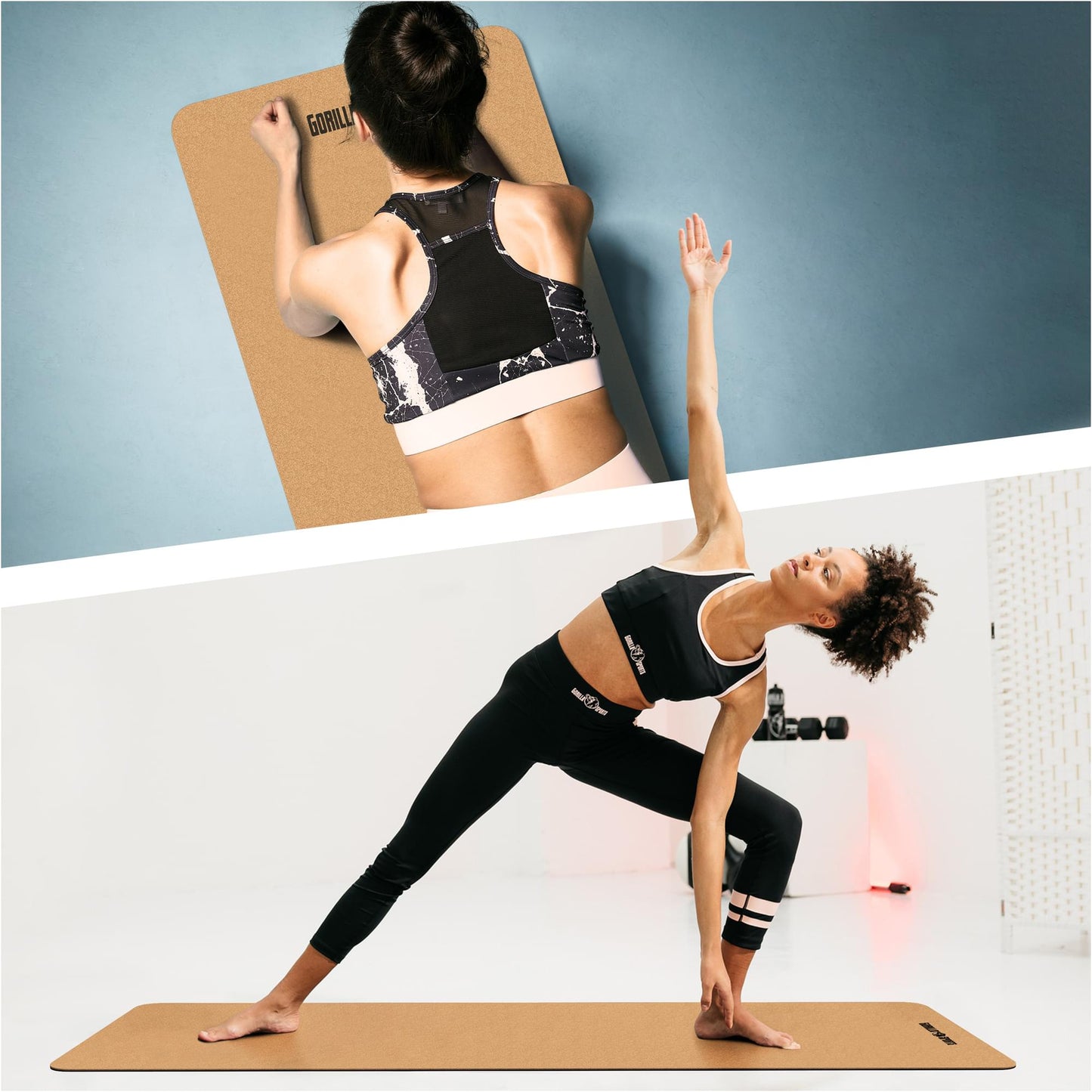 Yoga Mat Cork - Gorilla Sports Schweiz