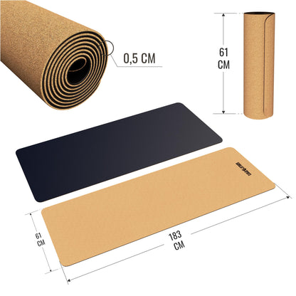 Yoga Mat Cork - Gorilla Sports Schweiz